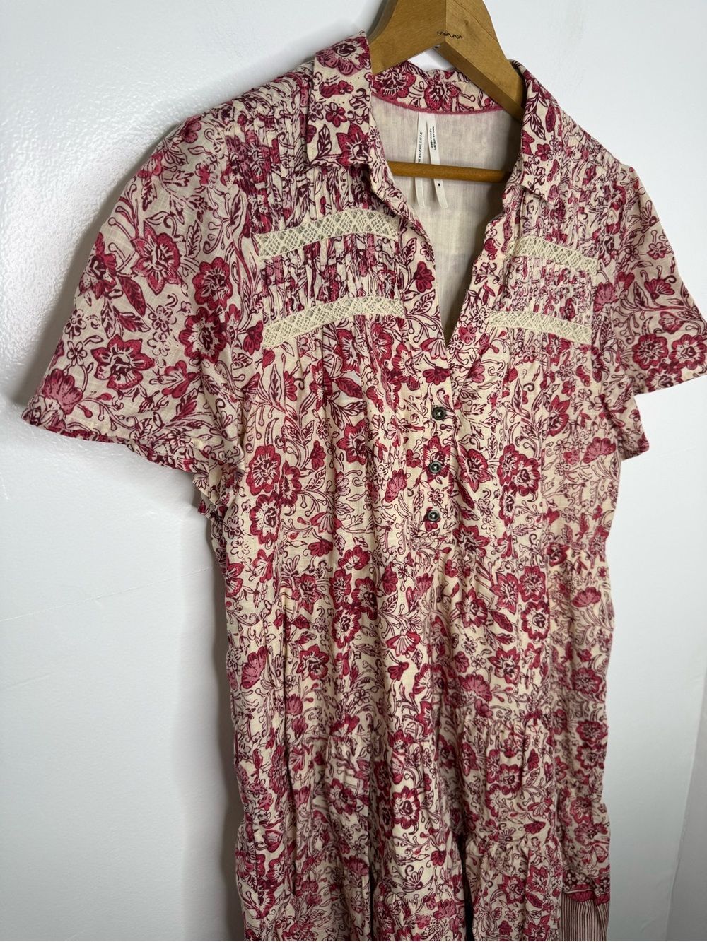 ANTHROPOLOGIE Georgina Tiered Shirtdress - Picture 3 of 5